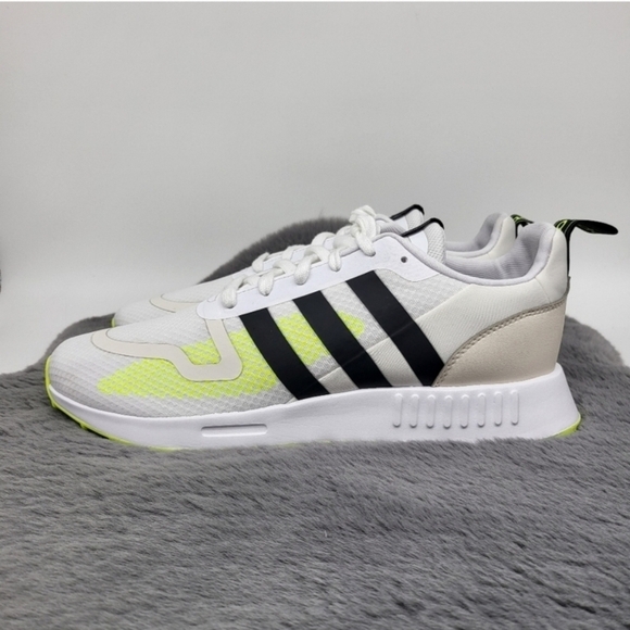 New Adidas Multix White Black Solar Yellow Men\'s Running Shoes Size 11.5 main image 6